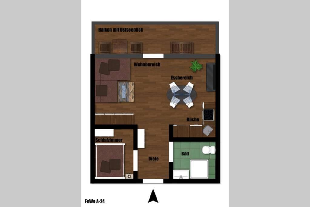 Meerblick Ferienwohnung Sierksdorf Εξωτερικό φωτογραφία